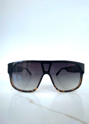 GIGI , Unisex Sunglasses , Black & Turtle Shell