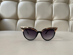 Mila , 1950’s Frame Sunglasses , Black