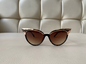 Mila , 1950’s frame Sunglasses , Turtle Shell